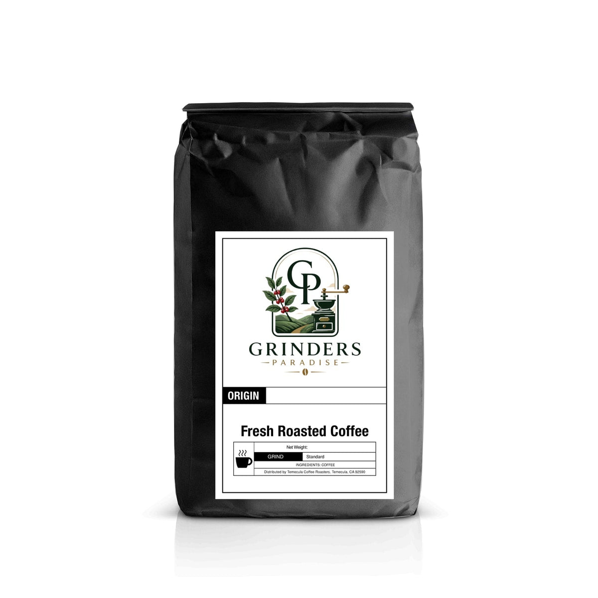 Medium roast pumpkin spice flavored arabica coffee with hints of cinnamon and nutmeg